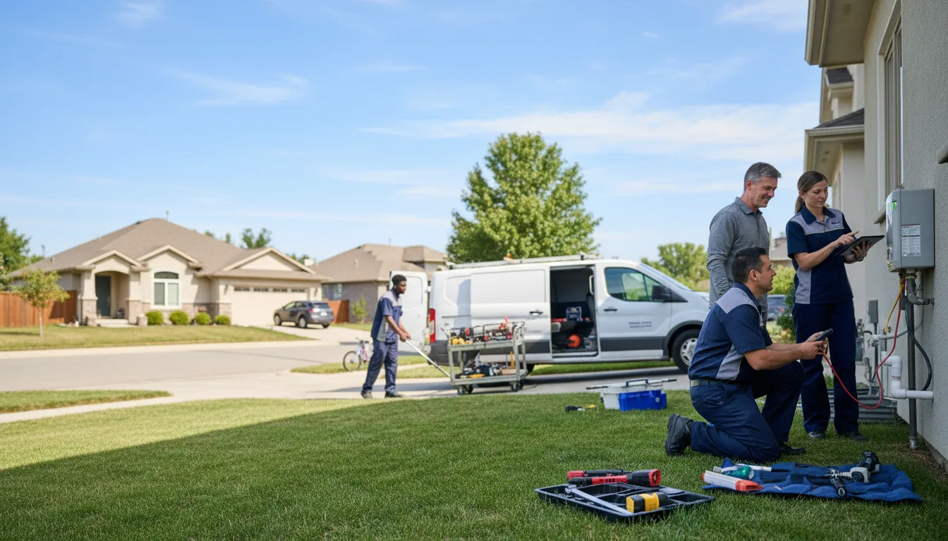 Tankless water heater service in Grandy, MN